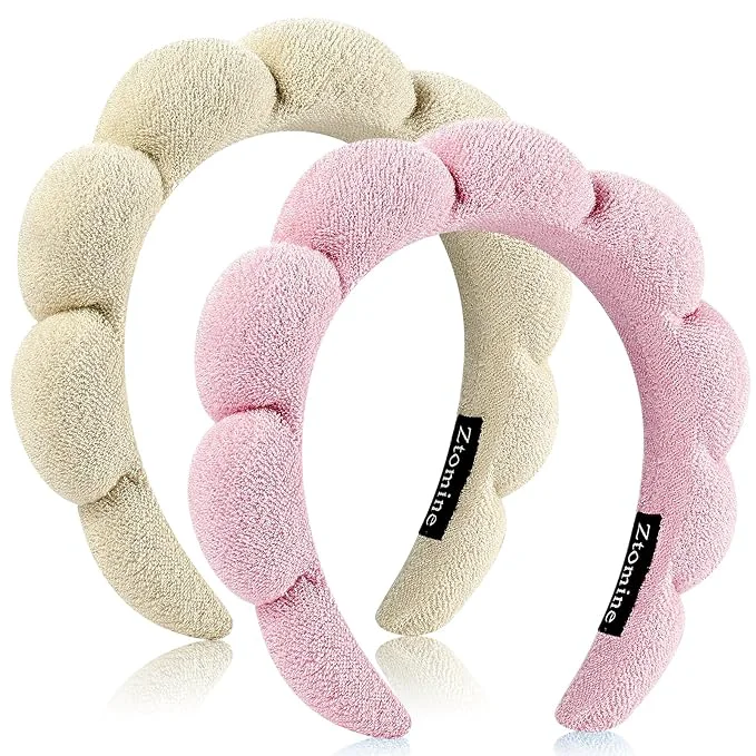 Solid Ztomine Headband Puffy Makeup Headbands Fine Crafted