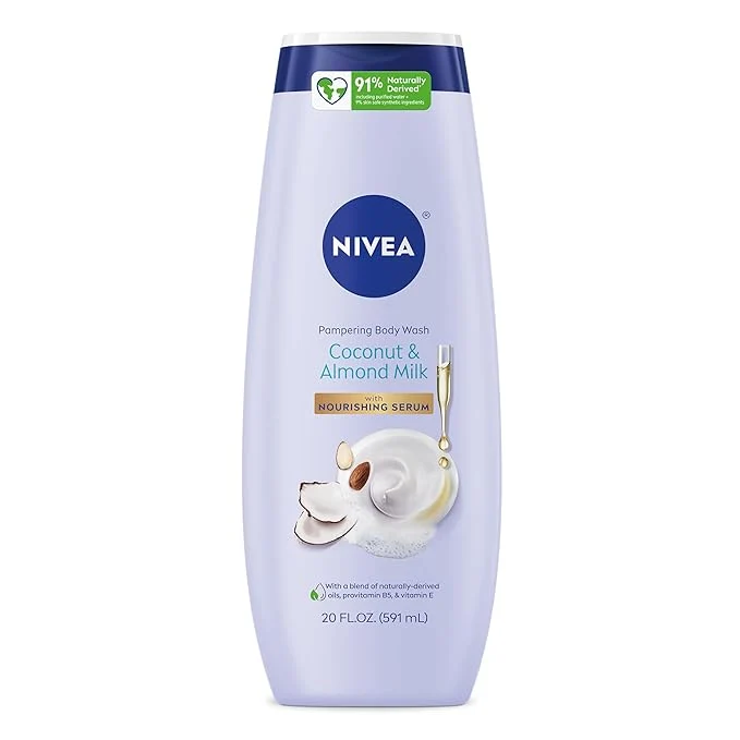 High-Grade NIVEA Pampering Coconut and Almond Milk Body Wash Original Design