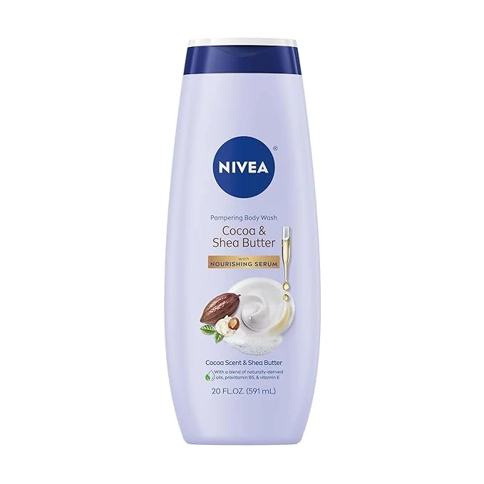 Genuine NIVEA Pampering Cocoa and Shea Butter Body Wash High-End