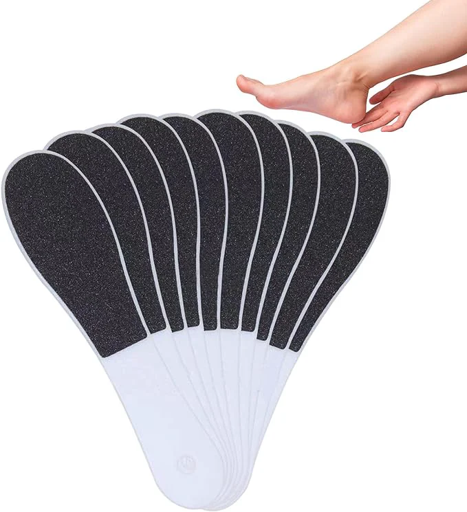 Elegant 10 Pack Foot File Professional Foot Callus Remover Sandpaper Pedicure Tools Exclusive