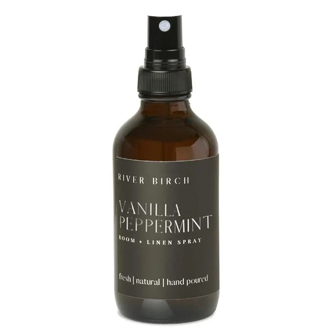 Eco-Friendly River Birch Vanilla Peppermint Scented Linen and Room Spray Home Fragrance Environmentally Friendly