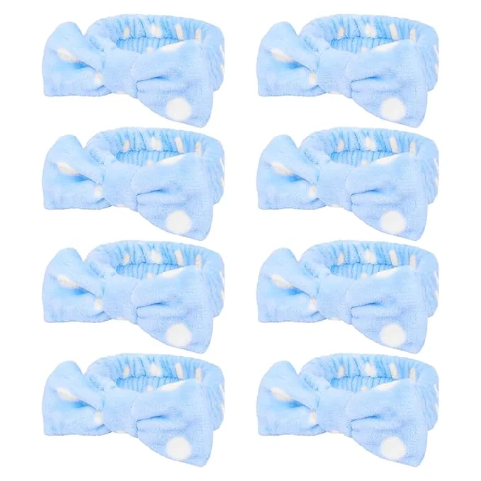 Genuine Semato 8 Pcs Blue Dot Bachelorette Party Favor Set Bridesmaid Headband Skincare High-End