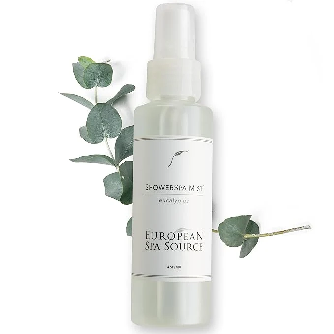 Refined European Spa Source Eucalyptus ShowerSpa Mist Spray Detailed