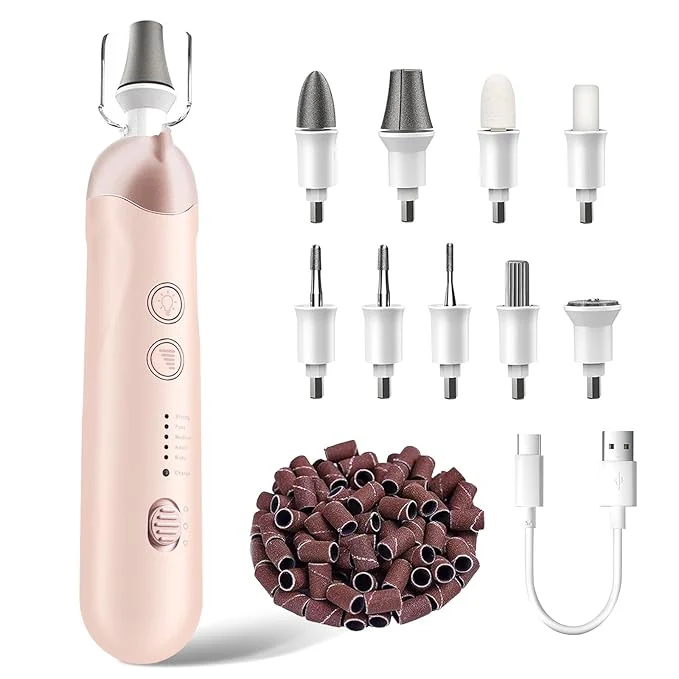 Optimized Professional Manicure Pedicure Kit Cordless Electric Nail File Set Exclusive