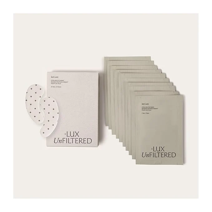 Durable Lux Unfiltered Iced Latte Cooling Under Eye Patches Reusable