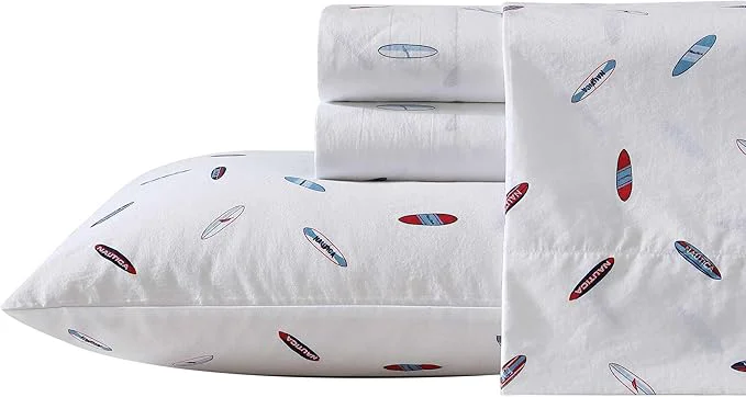 Innovative Nautica - King Sheets Cotton Percale Bedding Set Casual Home Decor High Surf Navy King Sustainable