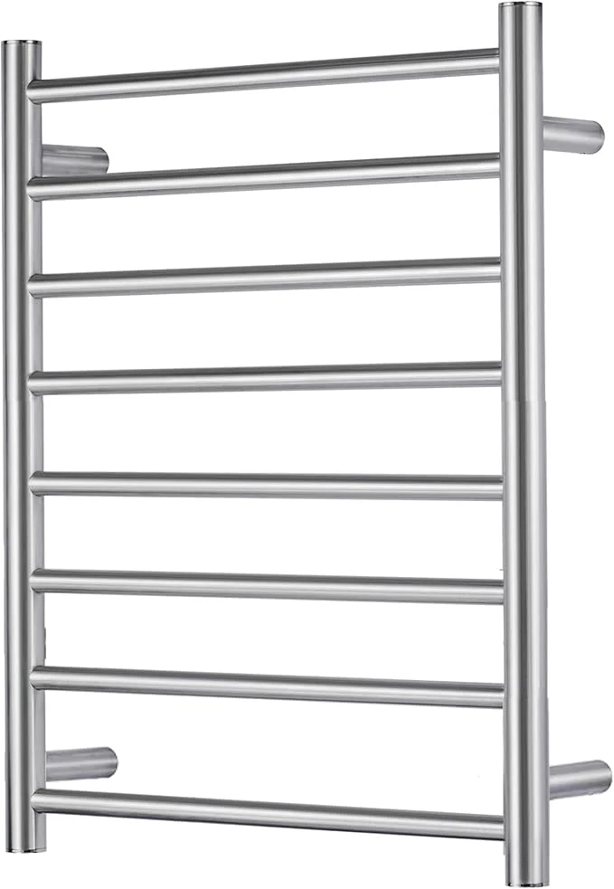Excellent Towel Warmer Bathroom Wall Mounted Drying Rack Plug-in Electric Heated Towel Authentic