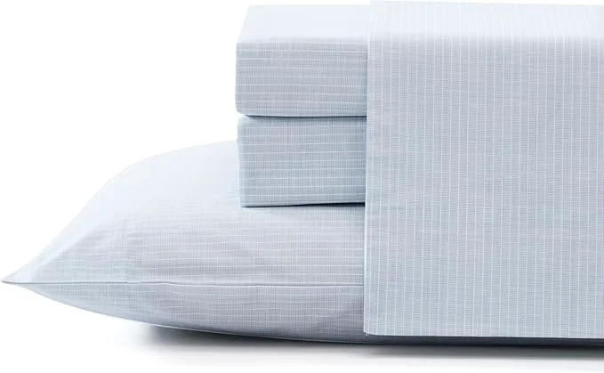 Green Tommy Bahama - Twin Sheet Set Crisp amp Cool Cotton Percale Bed Sheets Deep Pockets Striped Bedding with Matching Fitted Sheet amp Pillowcase Ala Moana Stripe Blue Organic