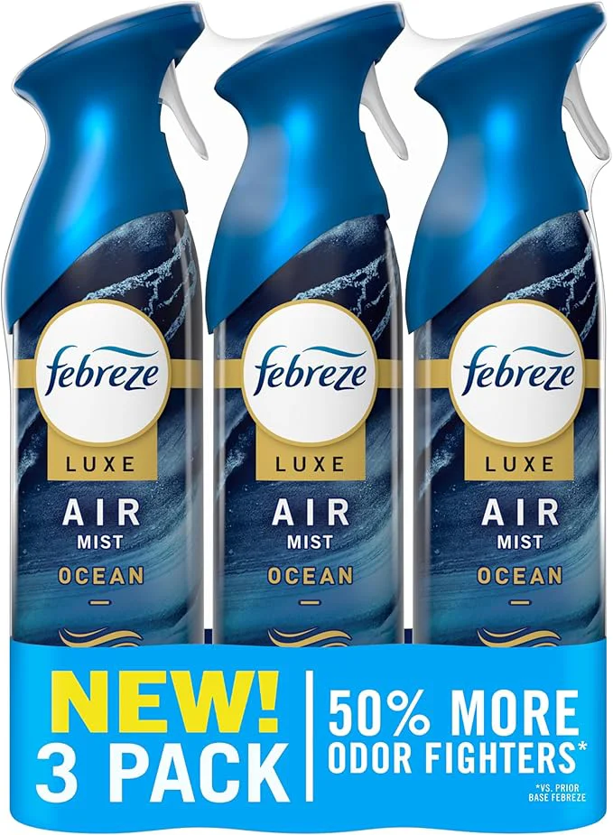 Breathable Febreze Air Mist Luxe Air Freshener Spray Odor Fighting Room Spray Deodorizer High-Performance