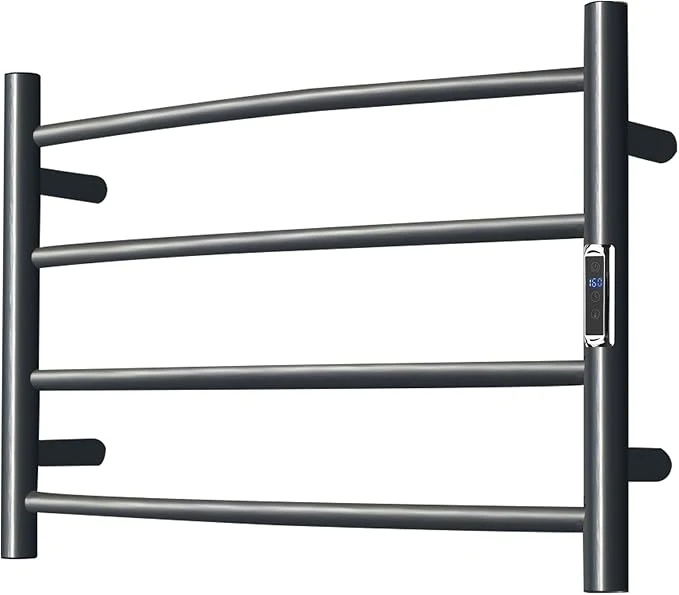 High-Performance Towel Warmer with Built-in Timer Bathroom Wall Mounted Bath Towel Heater Carefully Designed