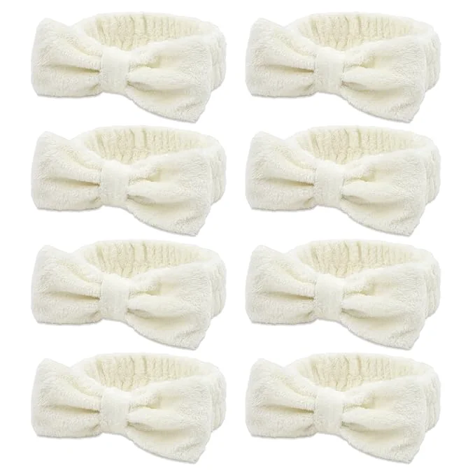 Carefully Designed Semato 8 Pcs Creamy White Spa Headband Bachelorette Party Favor Set Skincare Dependable
