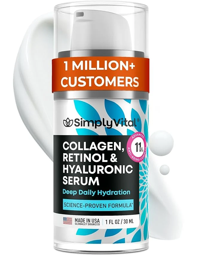Fine Crafted SimplyVital Collagen Retinol Hyaluronic Acid Serum Consistent