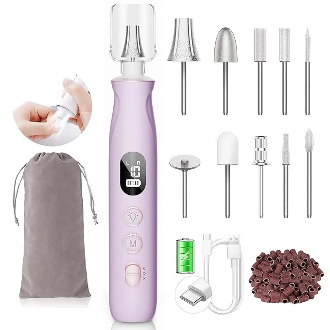 Refined Nail File Drill Long-Lasting Electric Thick Toe Nail Grinding Tools Soft