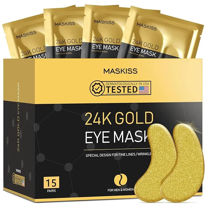 Responsible Maskiss 24k Gold Under Eye Patches eye mask Collagen Skin Care Products Practical