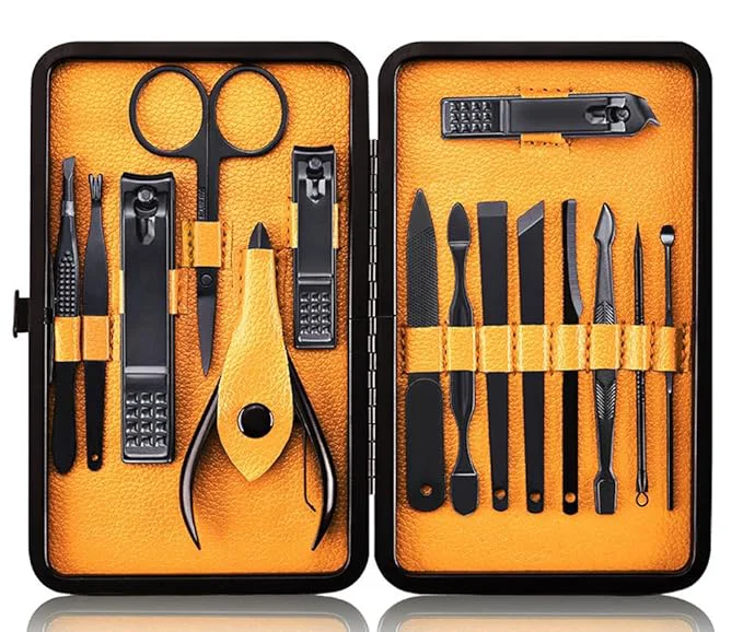 Flexible Professional Stainless Steel Nail Clipper Travel Grooming Kit Nail Tools Modern