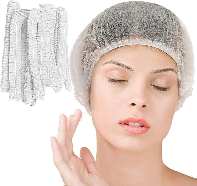 Powerful Disposable Bouffant Caps 21inches Hair Net Elastic Dust Cap Elegant