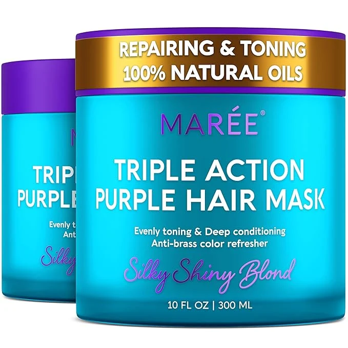 Stylish MAREE Deep Conditioning Purple Hair Mask Healthy
