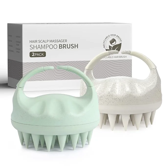 Eco-Friendly Sndyi 2 Pcs Scalp Massager Shampoo Brush Scalp Scrubber Responsible