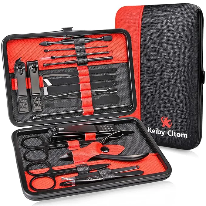 Enhanced Manicure Set Professional Nail Clippers Kit Pedicure Care Tools- Stainless Original