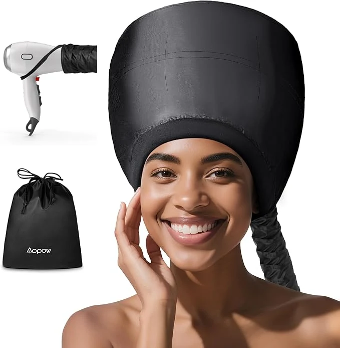 Sophisticated Hooded Hair Dryer for Deep Conditioning Safe