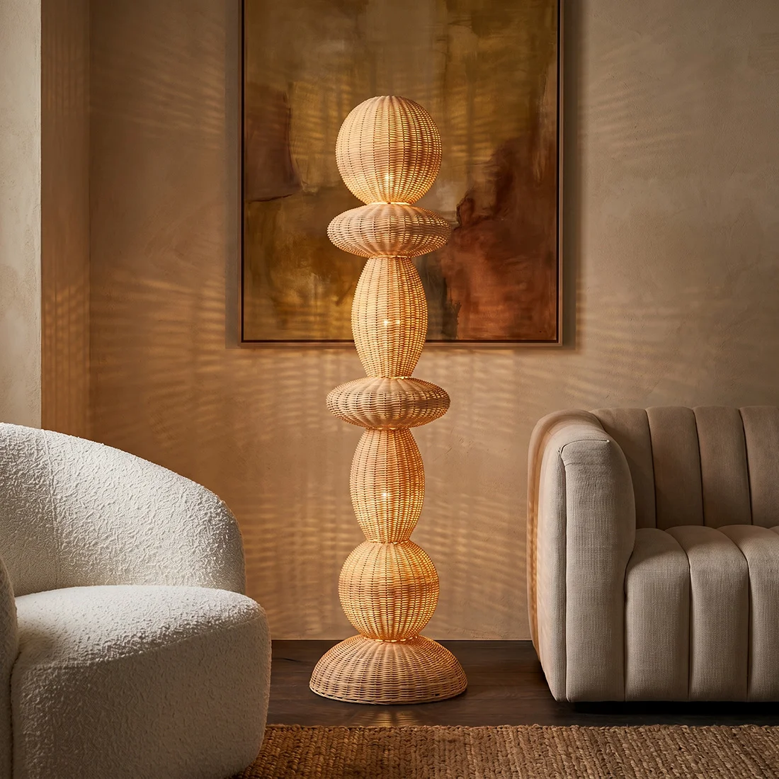 Refined Tao rotan vloerlamp 175 cm Organic