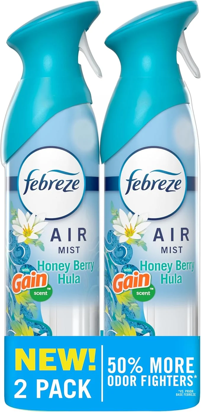 Certified Febreze Air Mist Air Freshener Spray Odor Fighting Room Spray Deodorizer Breathable