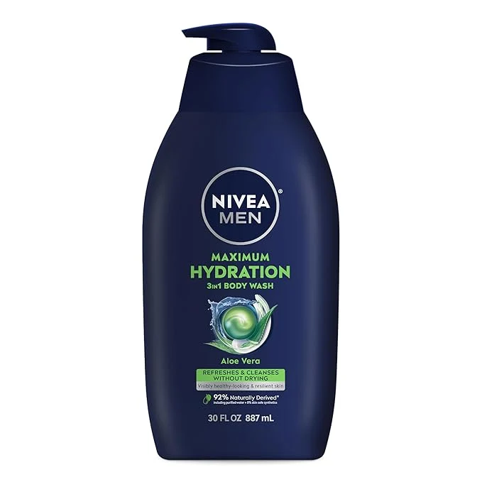 Easy-to-Use Nivea Men Maximum Hydration Body Wash Premium