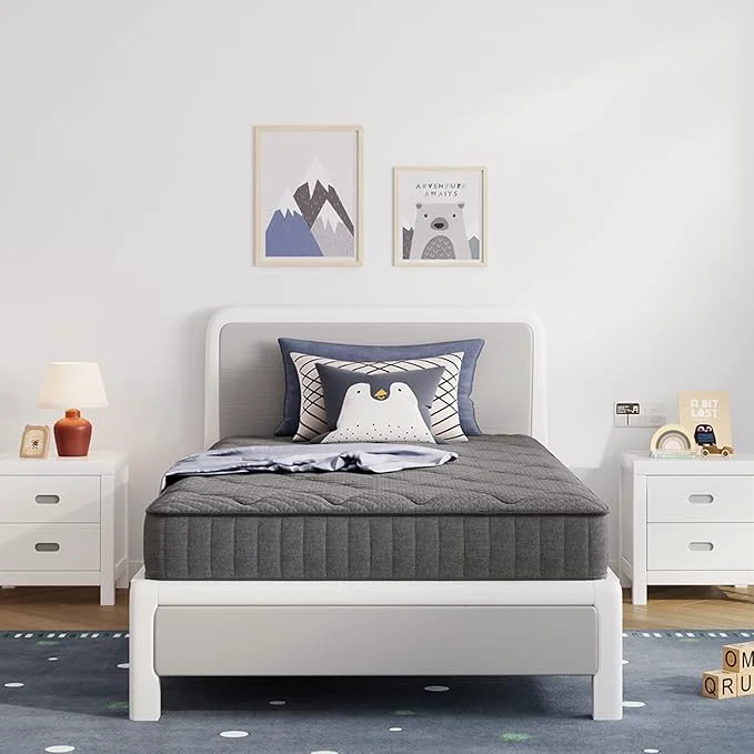 Efficient Avenco Twin Mattress 6 Inch Twin Size Mattress in a Box for Kids Medium Firm Hybrid Mattresses with Bonnell Spring and Gel Memory Foam for Cool Night Sleep amp Pressure Relief CertiPUR-US Natural