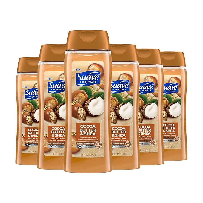 Smart Suave Moisturizing Body Wash Cocoa Butter and Shea Professional
