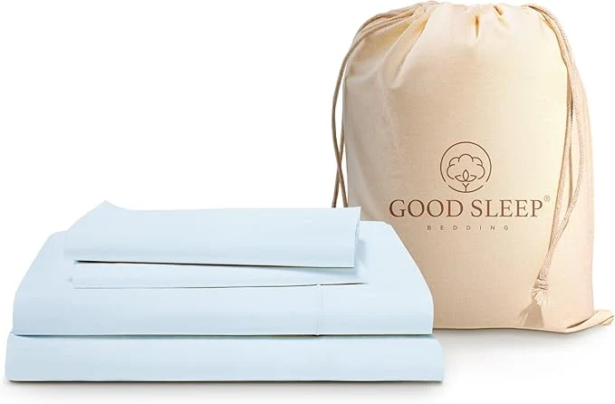 Optimized 1000 Thread Count Egyptian Cotton Sheets Queen Size 4 Pc Luxury Sheets Set Long Staple Cotton Sheets for Queen Size Bed 16 quot Deep Pocket Hotel Style Sheets Sateen Sheets Queen Light Blue Carefully Designed