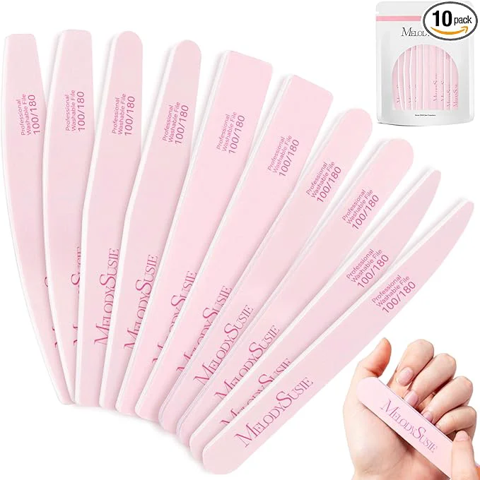 Fashionable MelodySusie Nail File Kit Professional Manicure Pedicure Supplies High-Quality