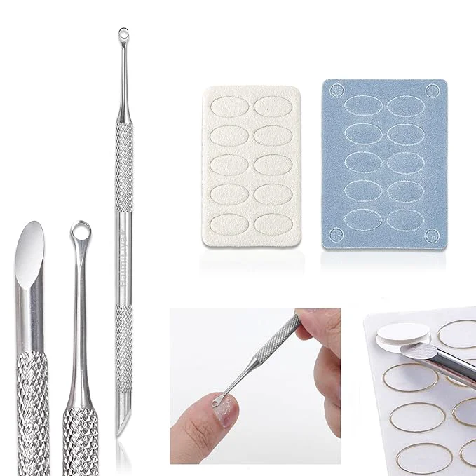 High-Grade Pre-treatment Cuticle Pusher Russian Prep Nail Pushers Dual Ended Cuticle Verified