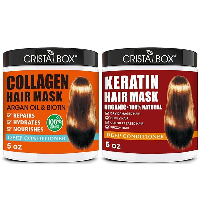 First-Class 2 Pack Collagen Hair Mask Keratin Hair Mask Keratin Hair Treatment Repair Safe