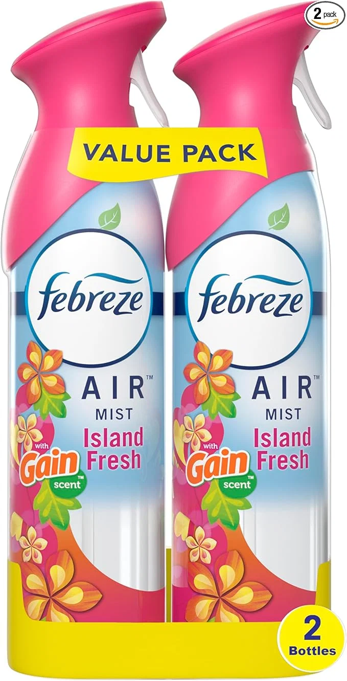 Verified Febreze Air Mist Air Freshener Spray Odor-Fighting Room Spray Air Fresheners Exclusive