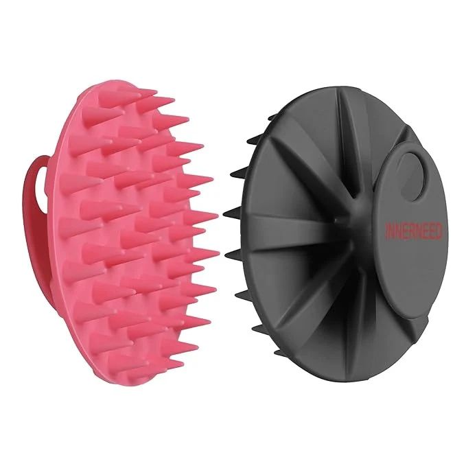 Professional INNERNEED Scalp Massager Shampoo Brush Wet Dry Manual Scalp Care Head Relaxed