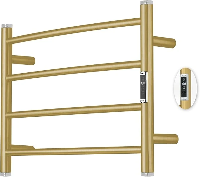 Fine Crafted Electric Towel Warmer Rack Heating Towel Warmer Timer Temperature Control Efficient