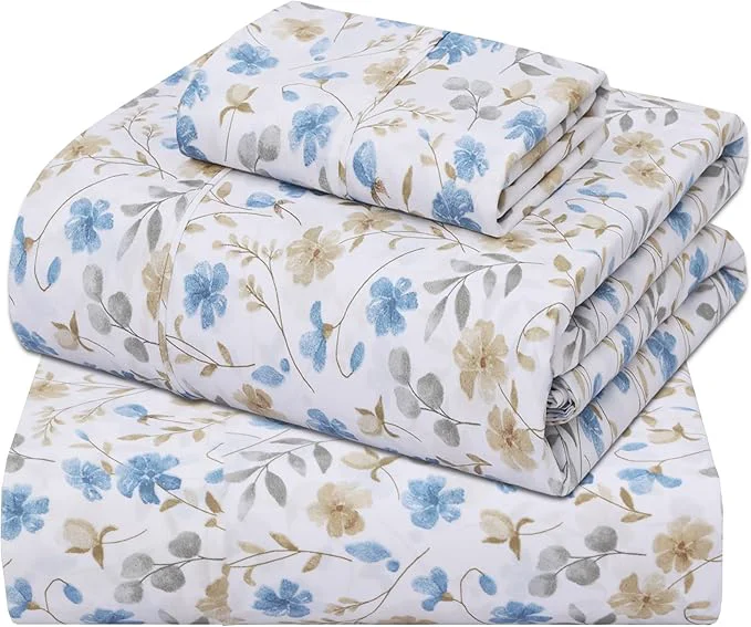 Flexible ZOYER Cotton Sheets – Twin XL Size Percale Bedding Cooling amp Breathable Durable with a Crisp Soft amp Comfortable Feel 16 quot Deep Pocket 3-Piece Set Country Coast Original Design