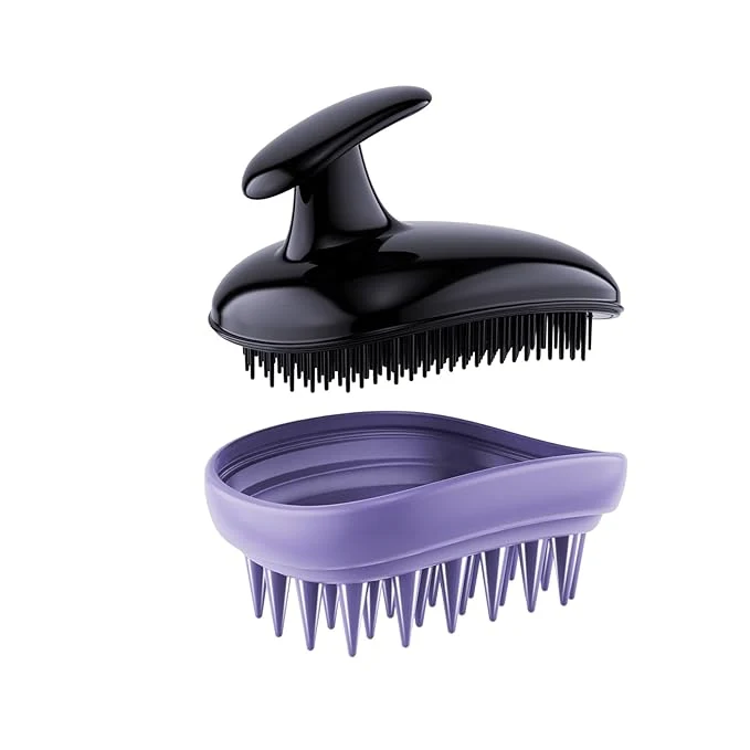 Environmentally Friendly 2-in-1 Scalp Massager Shampoo Brush Scalp Scrubber Exfoliator Brush Convenient