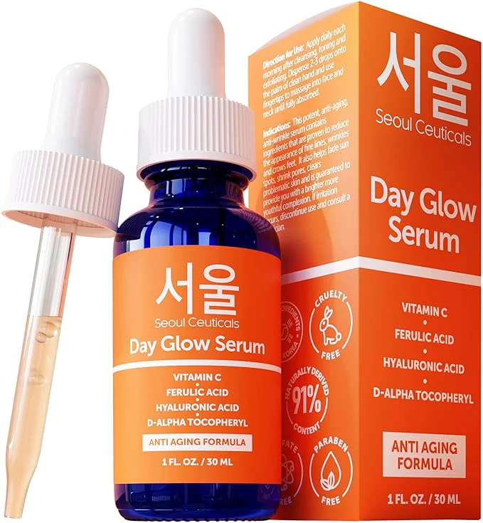 Responsible SeoulCeuticals Korean Skin Care 20 Vitamin C Hyaluronic Acid Serum CE Comfortable