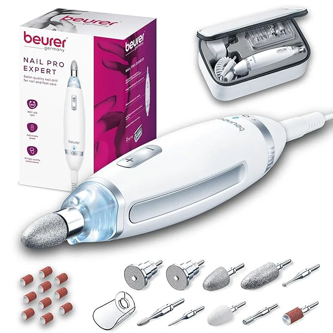 Outstanding Beurer MP62 Professional Nail Drill Kit Portable Electric File Machine Eco-Friendly
