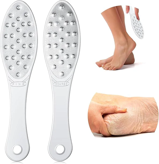 High-Quality 1 Pcs Stainless Steel Foot File Callus Remover Double Sided Metal Foot Rasp Top-Quality