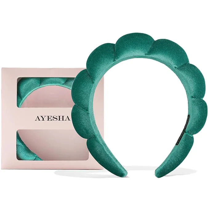 Flexible Ayesha Soft Velvet Headband for Women and Girls Wrap Hairband for Washing Face Certified
