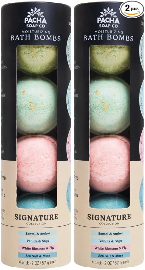 Official PACHA SOAP Co. Froth Bath Bomb Pacha Peaces and Patchouli Lemongrass Proven