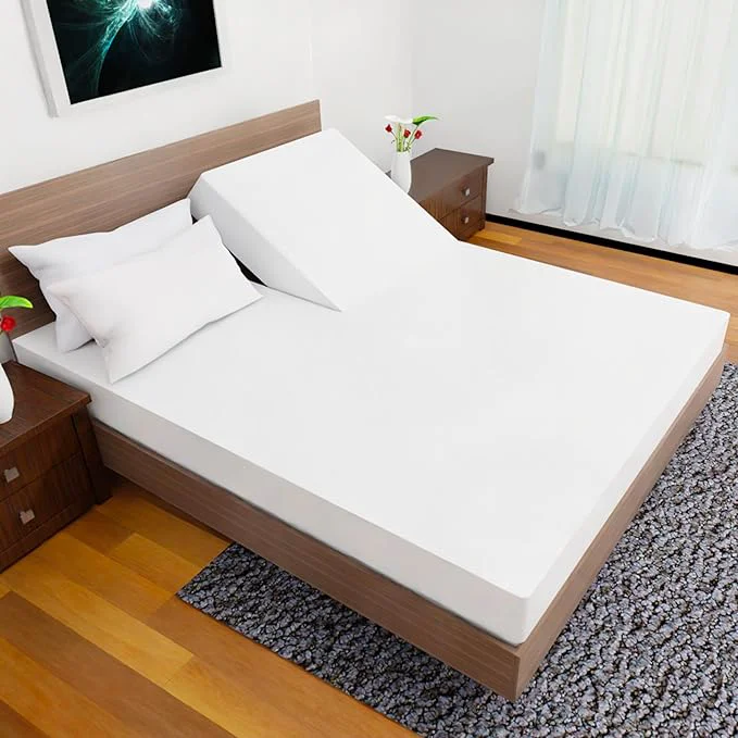 Relaxed Split Top Queen Sheets for Adjustable Bed 4Pcs 36 39 39 1 Flat 1 Fitted Sheet amp 2 Pillowcase – 16 Inch Deep Pocket Egyptian Quality Wrinkle- Top Split Queen Sheets Set White Carefully Designed