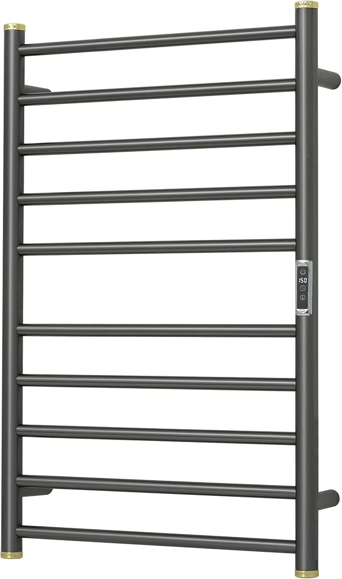 Detailed Electric Towel Warmer Rack Heating Towel Warmer Timer Temperature Control World-Class