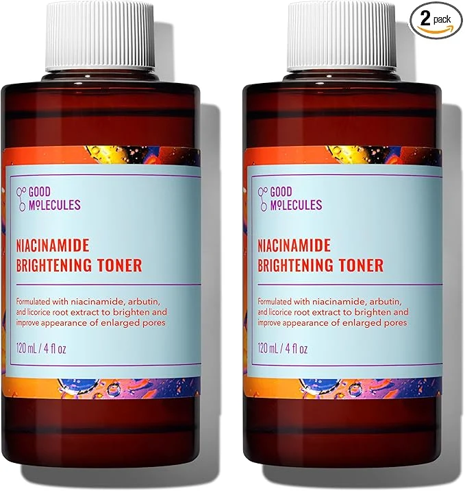 Fast Good Molecules Niacinamide Brightening Toner Pack 2 – 120 ml 4 fl oz Each Optimized