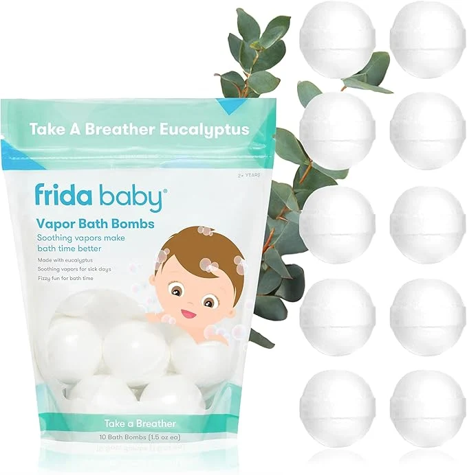 Functional Frida Baby Natural Vapor Bath Bombs Verified