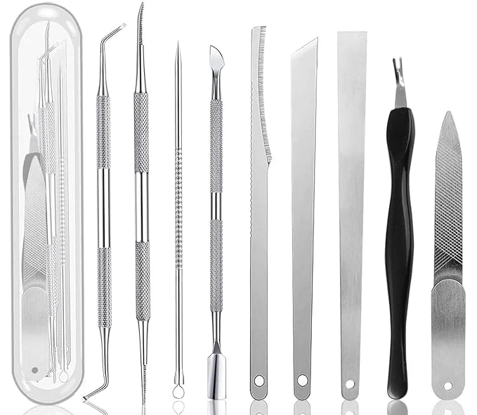 Safe Ingrown Toenail File and Lifters Set Ingrown Toenail Treatment Pedicure Kit Smart