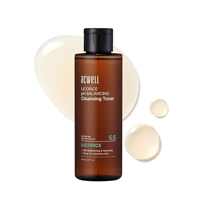 Relaxed ACWELL Licorice pH 5.5 Balancing Korean Toner and Cleansing 5.07 fl.oz. Next-Generation