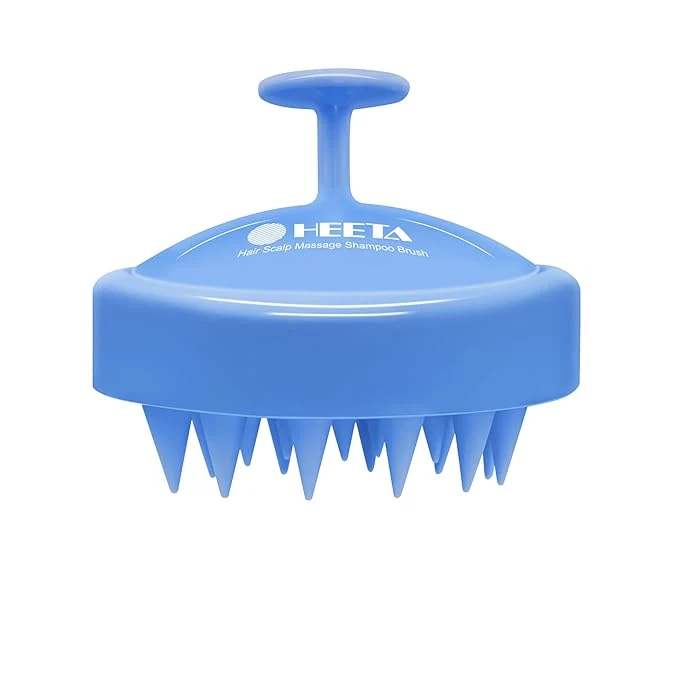 Carefully Designed HEETA Shampoo Scalp Brush Massager Hair Growth Scalp Scrubber Safe